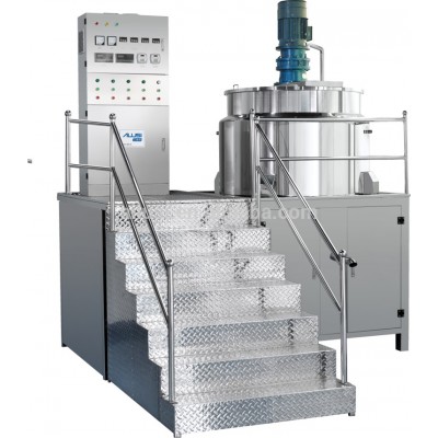 Stainless steel double jacket electric or steam heating homogenizer mixer on sale