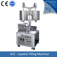 Double tank 12 nozzles automatic lipstick filling machine