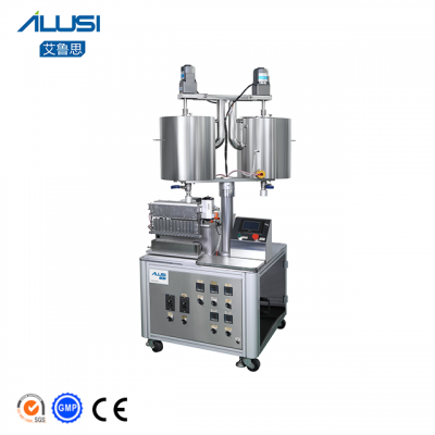 Ailusi semi automatic 12 nozzles lipstick filling machine filler