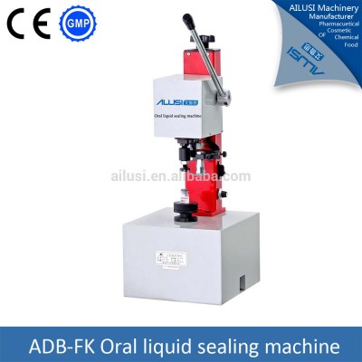 Manual oral liquid sealing/ capping machine